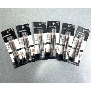 Lot of 6 Covergirl Easy Breezy Brow Fill+Define Pencils Crayons #510 Soft Brown